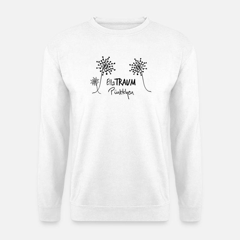 ELLATRAUM Pünktchen - Das Original heavenlygoods - Unisex Pullover - Weiß
