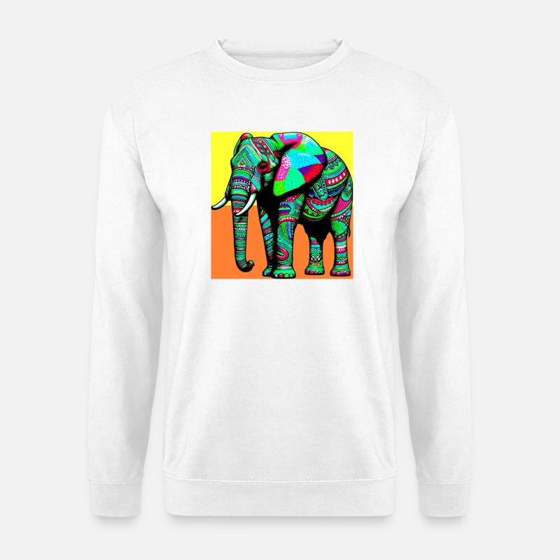 elephant - Unisex Sweatshirt - white