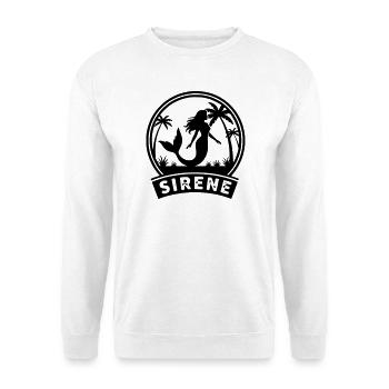 Meerjungfrau - Unisex Pullover - Weiß - Vorne