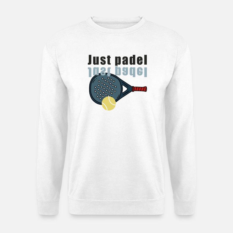 Just_padel - Unisex Pullover - Weiß