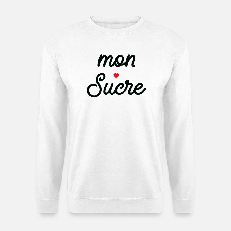 My Black Heart Script - Unisex Sweatshirt - white