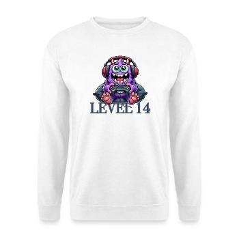 Gaming monsters while gaming - Unisex Sweatshirt - white - Front