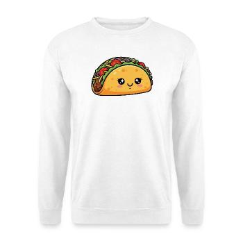 Kawaii Taco - Unisex Pullover - Weiß - Vorne