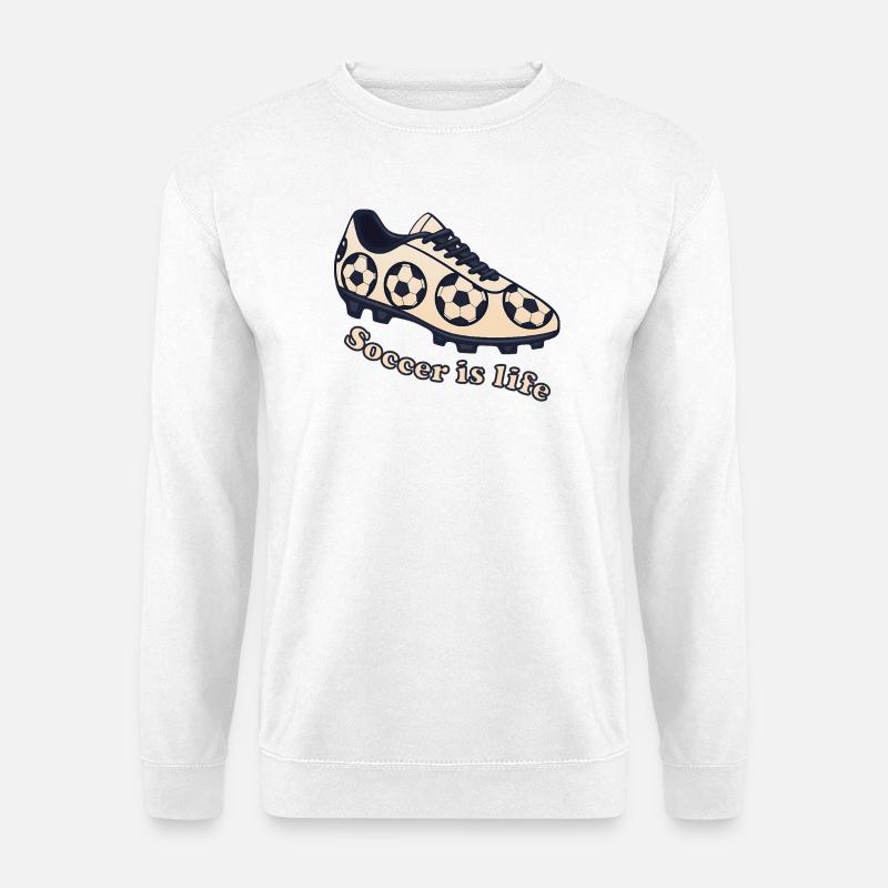 Soccer – Soccer is Life Design - Unisex Sweatshirt - white