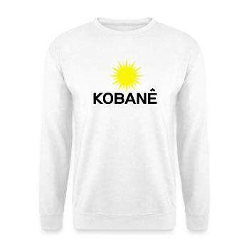 Kobane_Kurdistan_Sonne - Unisex Pullover - Weiß - Vorne