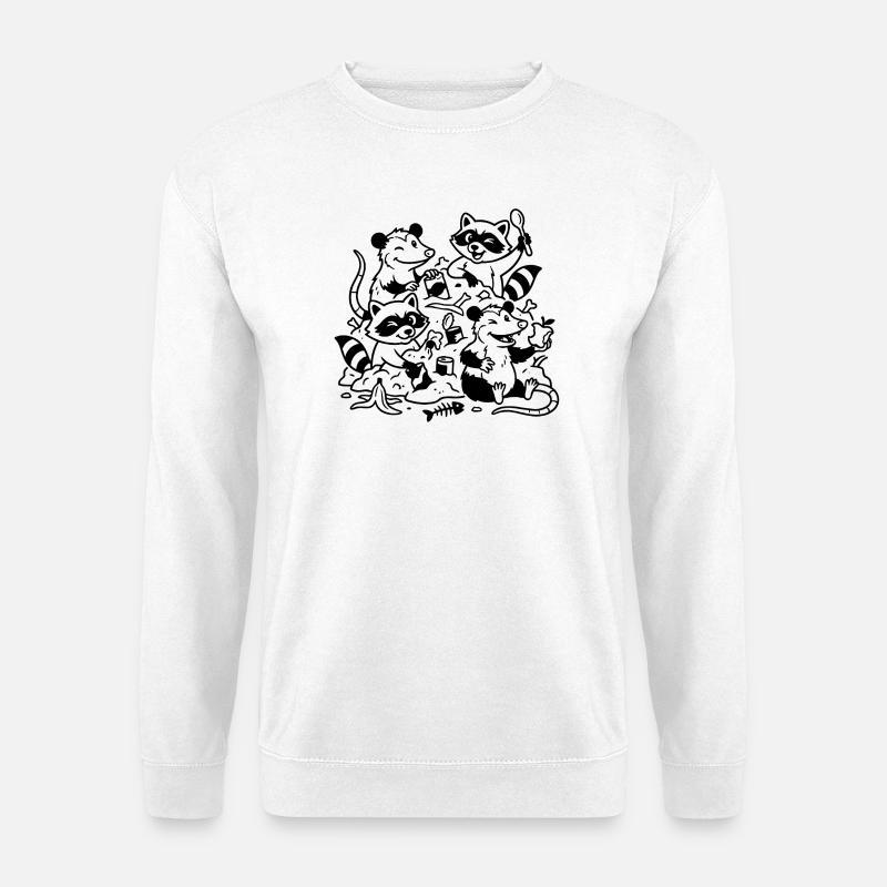 Gourmet unter Müllfreunden - Unisex Pullover - Weiß