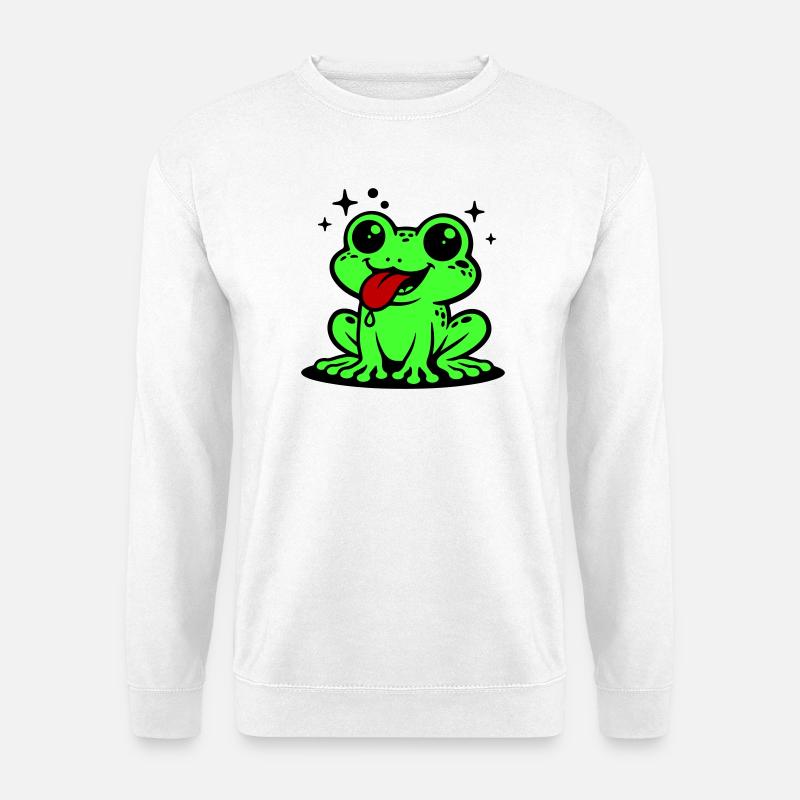 Toad Comic Frog - Unisex Sweatshirt - white