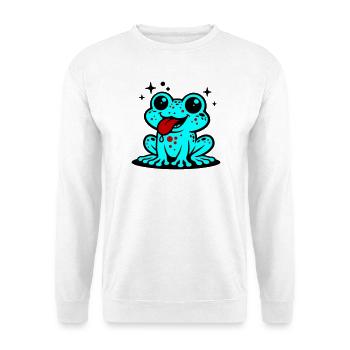 Toad Comic Frog - Unisex Sweatshirt - white - Front