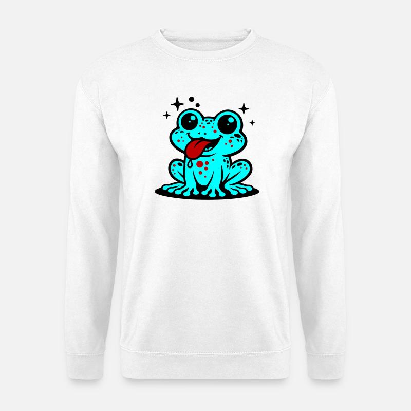 Toad Comic Frog - Unisex Sweatshirt - white