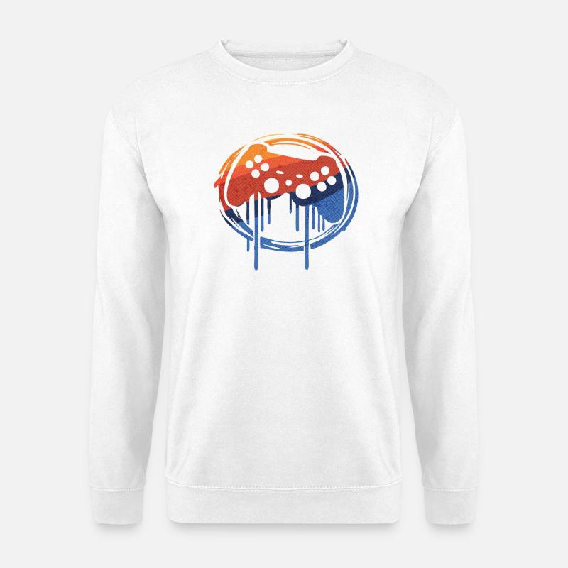 retro gamer - Unisex Pullover - Weiß