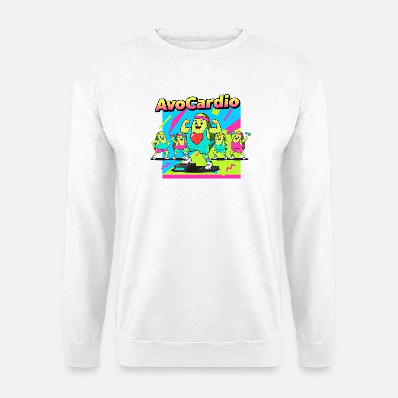 AvoCardio Fitness Avocado - Unisex Pullover - Weiß