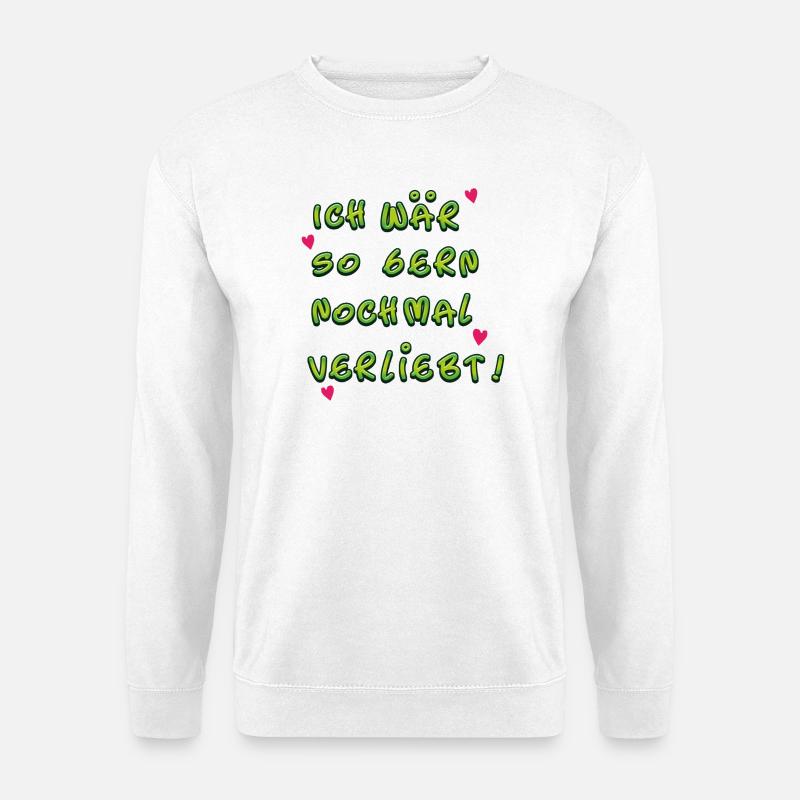 verliebt - Unisex Pullover - Weiß