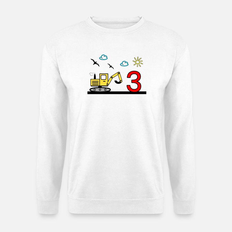 Bagger - Unisex Pullover - Weiß