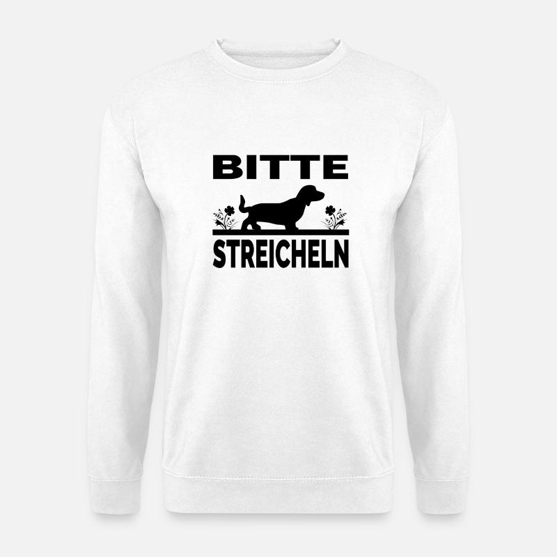 Dackel - Unisex Pullover - Weiß