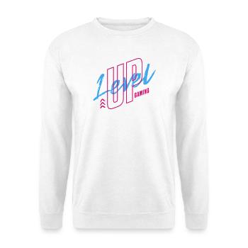 Neon Retro Gaming Logo 80er Vibe - Unisex Pullover - Weiß - Vorne