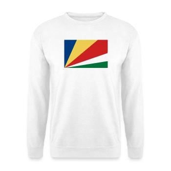 Bandes de géométrie de couleur - Sweat-shirt Unisexe - blanc - Devant