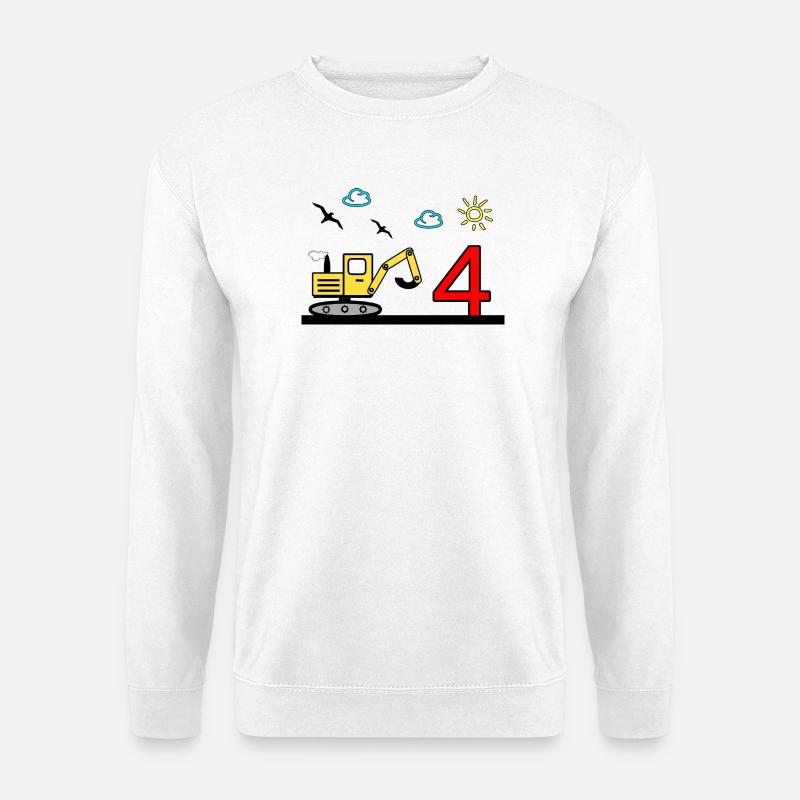 Excavator - Unisex Sweatshirt - white