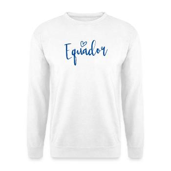 Ecuador Heart Women's Love Ecuador - Unisex Sweatshirt - white - Front