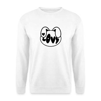 Plush: Lovy (Head) - Unisex Sweatshirt - white - Front