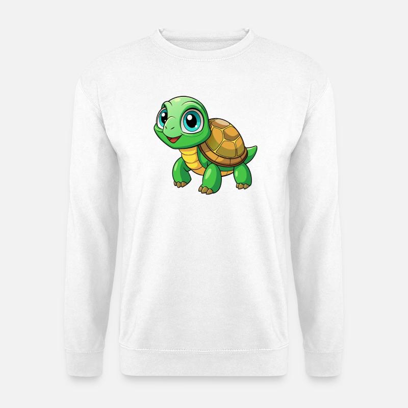 Baby-Schildkröte - Unisex Pullover - Weiß
