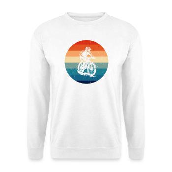 Motif nouveau du VTT pour le VTT - Sweat-shirt Unisexe - blanc - Devant