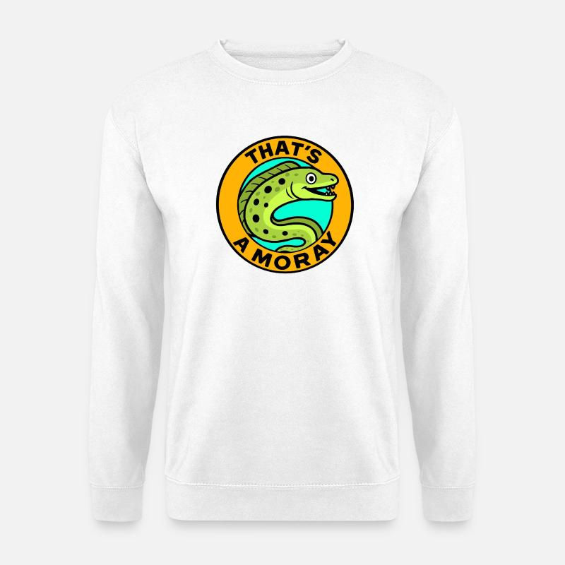 Das ist eine Muräne - Unisex Pullover - Weiß