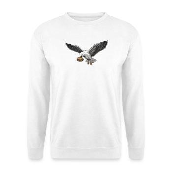 Boulderer Colorsplash Boulder Bouldering - Unisex Sweatshirt - white - Front