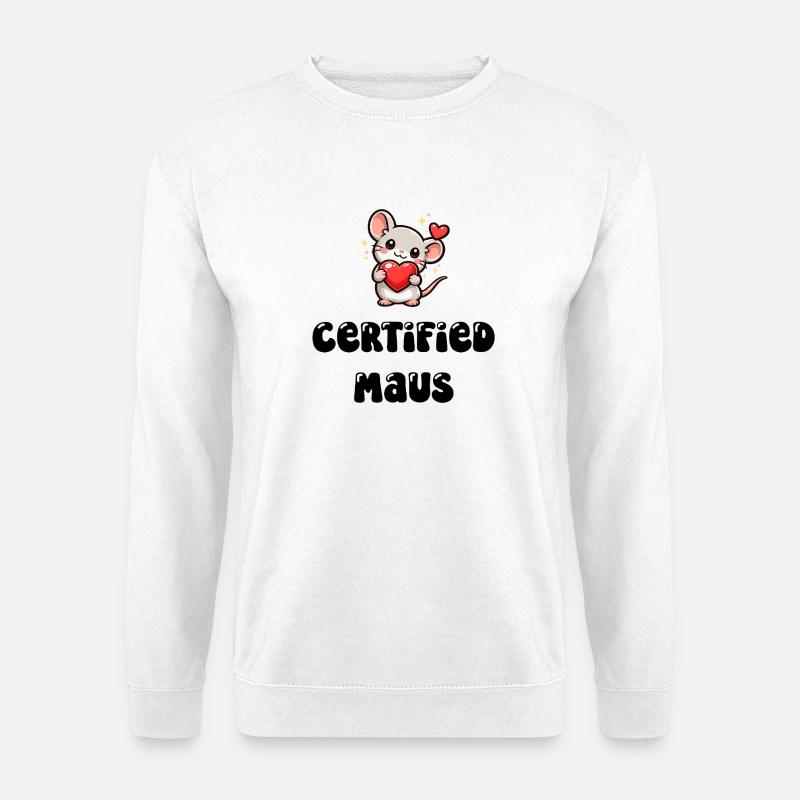 Certified Maus - Unisex Pullover - Weiß