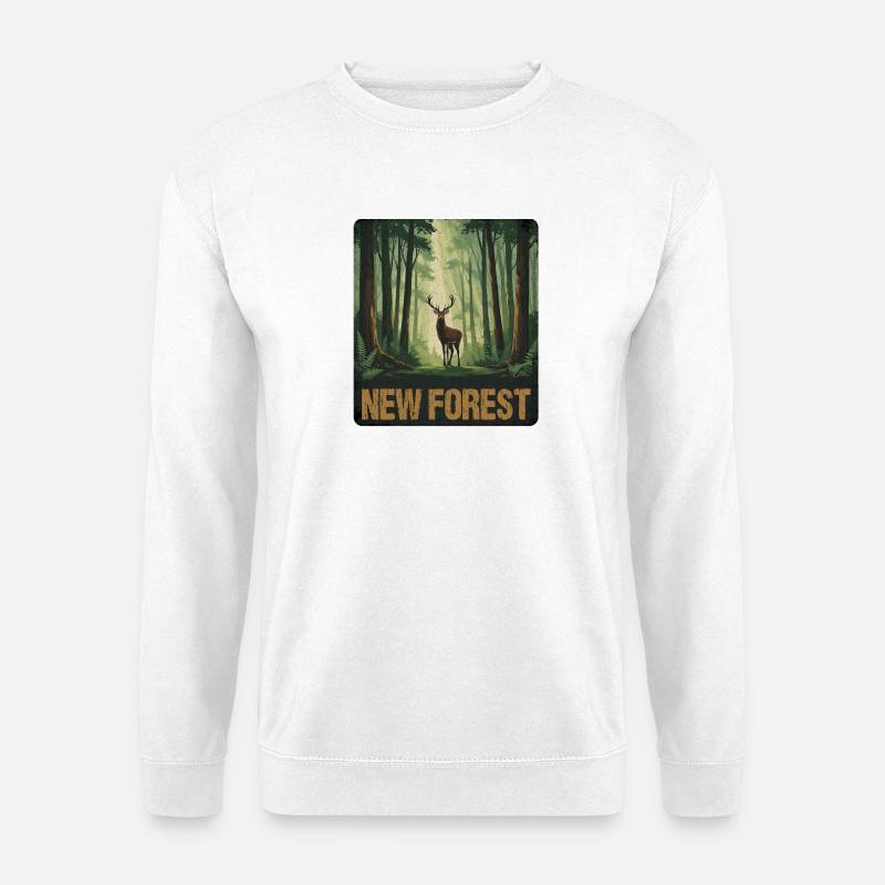 New Forest England - Unisex Pullover - Weiß