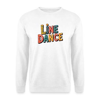 Line Dance What - Unisex Sweatshirt - white - Front