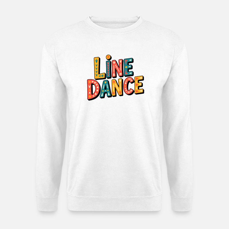 Line Dance Was - Unisex Pullover - Weiß
