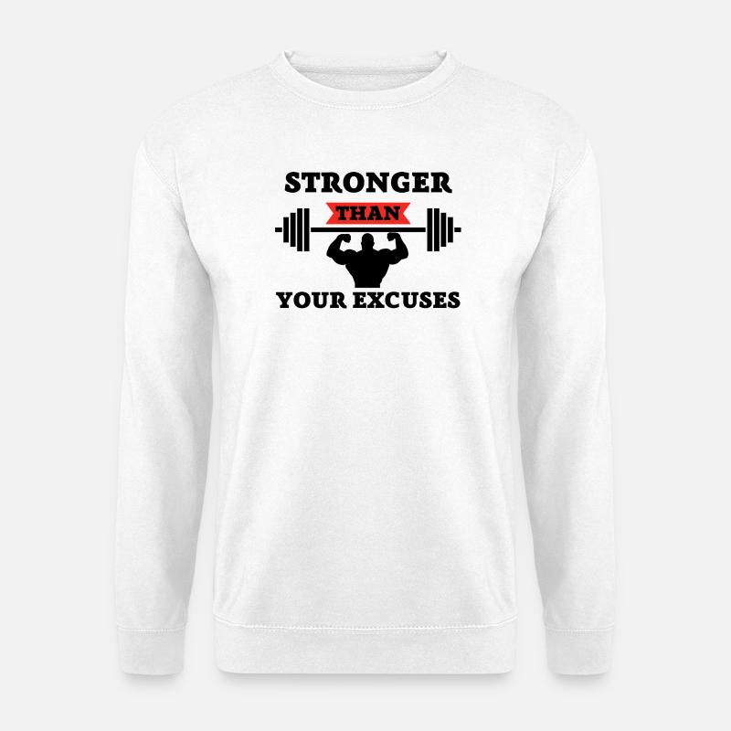 Stronger - Unisex Pullover - Weiß