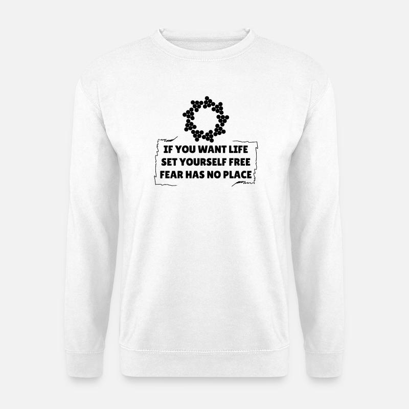 Fear Has No Place - Unisex Pullover - Weiß