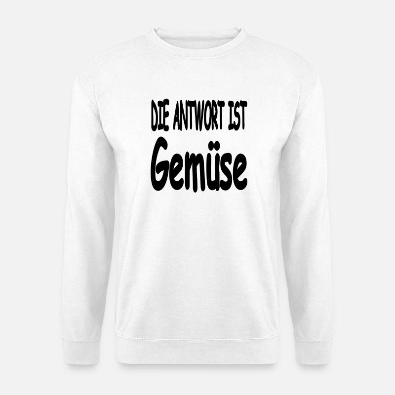 Gemüse - Unisex Pullover - Weiß