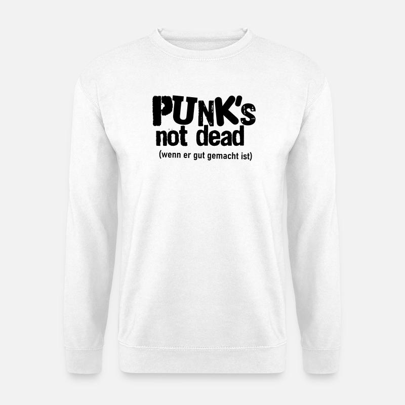 Punk wenn gut - Unisex Pullover - Weiß