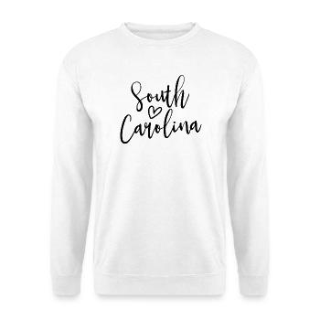 South Carolina Heart Women's Love South Carolina - Unisex Sweatshirt - white - Front