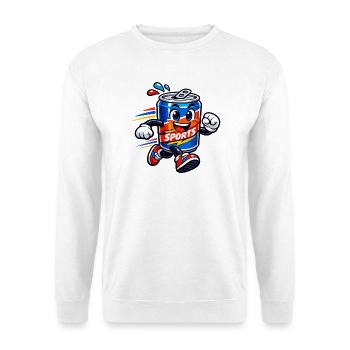 Cheerful sports jug Sprint - Unisex Sweatshirt - white - Front