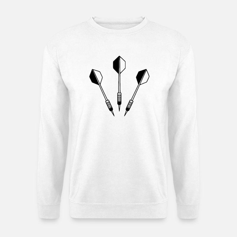 Dartpfeile - Unisex Pullover - Weiß