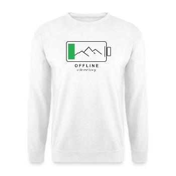 Détox numérique - Sweat-shirt Unisexe - blanc - Devant