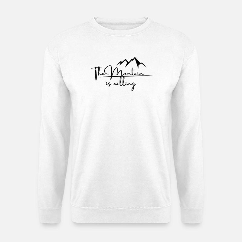 Der Berg Ruft - Unisex Pullover - Weiß
