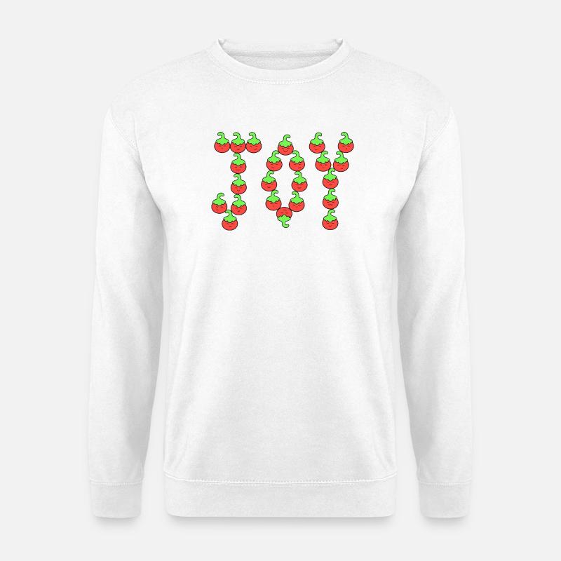 Tomatenfreude - Unisex Pullover - Weiß