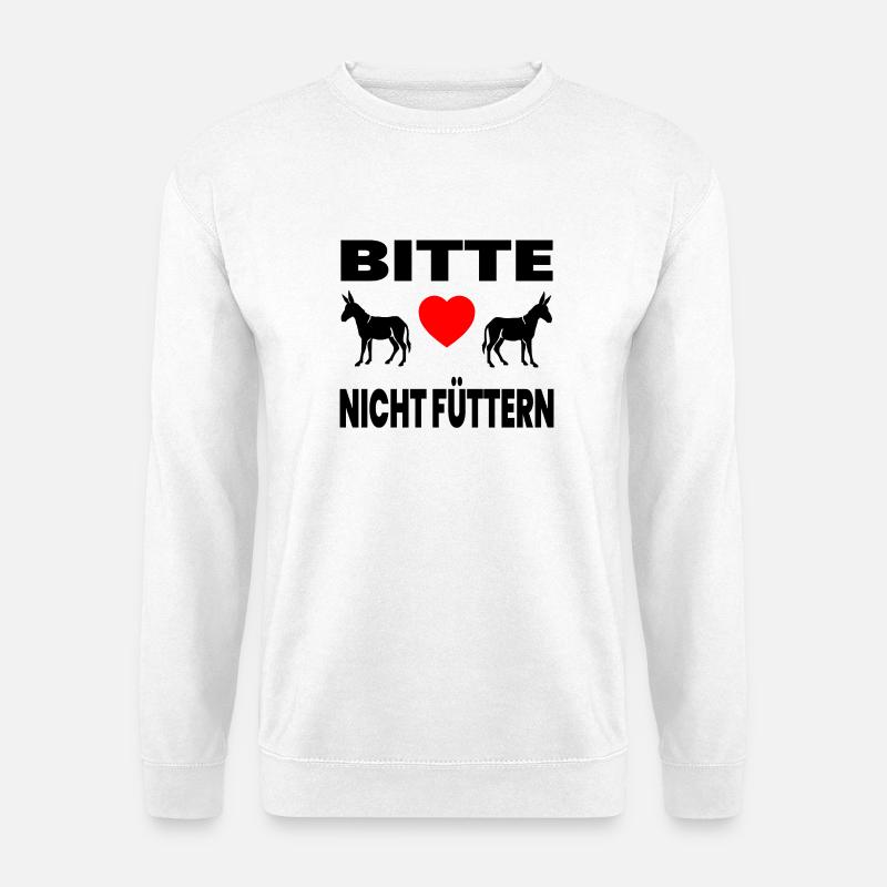 Esel - Unisex Pullover - Weiß