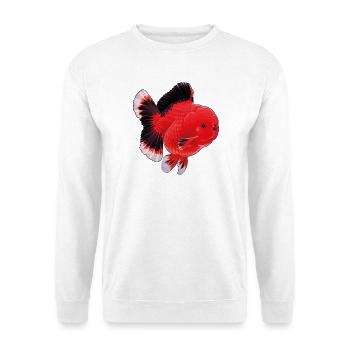 Black Orange Oranda High Quality Goldfish - Unisex Pullover - Weiß - Vorne