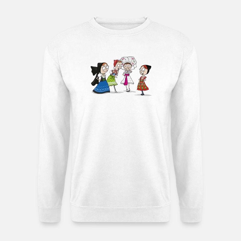 COMIC - SERBSKE DRASTY - Unisex Sweatshirt - white