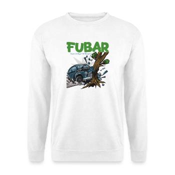 FUBAR: Tree Meets Car - Unisex Sweatshirt - white - Front