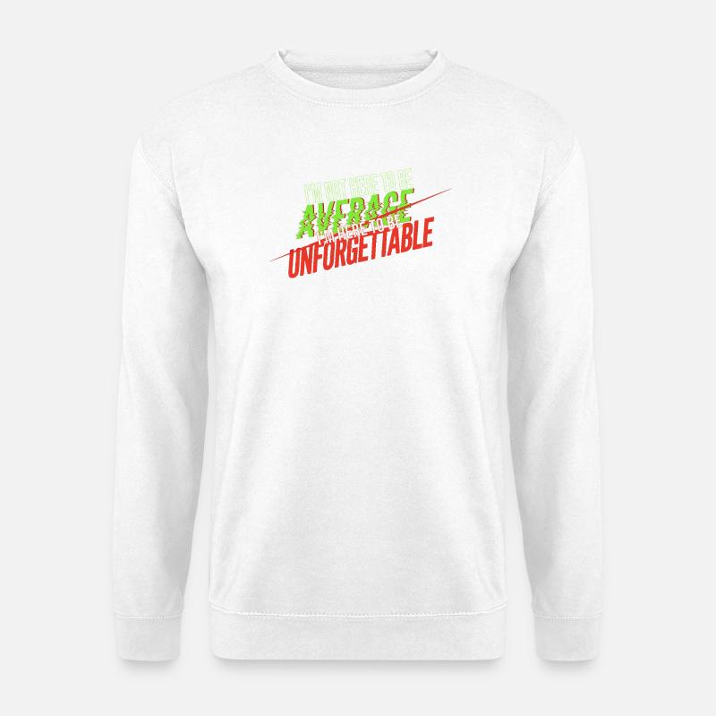 UNFORGETTABLE - Unisex Pullover - Weiß