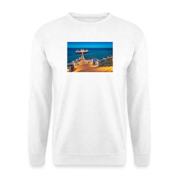 Pier in Sellin on the island of Rügen - Unisex Sweatshirt - white - Front