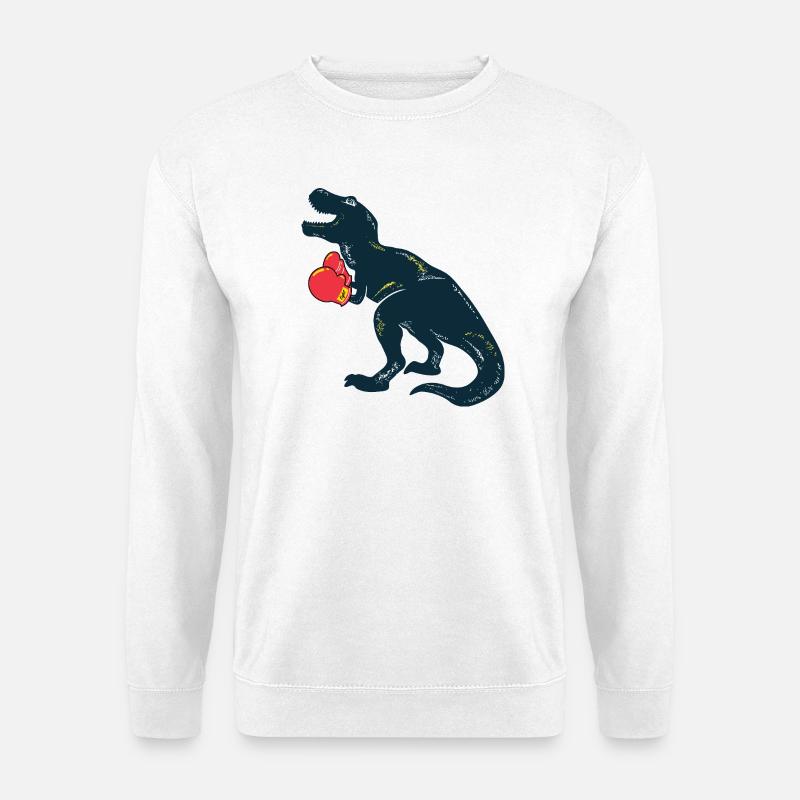 Dino Boxer Rex - Unisex Sweatshirt - white