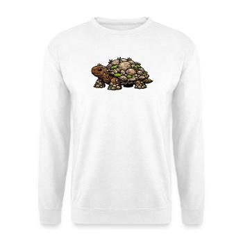 Tortue terrestre – animal issu de la nature - Sweat-shirt Unisexe - blanc - Devant
