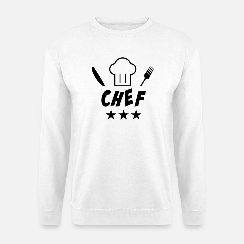 Koch – Küche – Koch - Unisex Pullover - Weiß